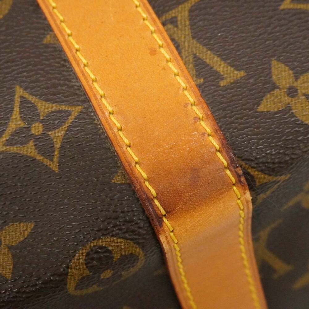 LOUIS VUITTON Authentic Brown Monogram Keepall 55 Boston Bag - Picture 11 of 13
